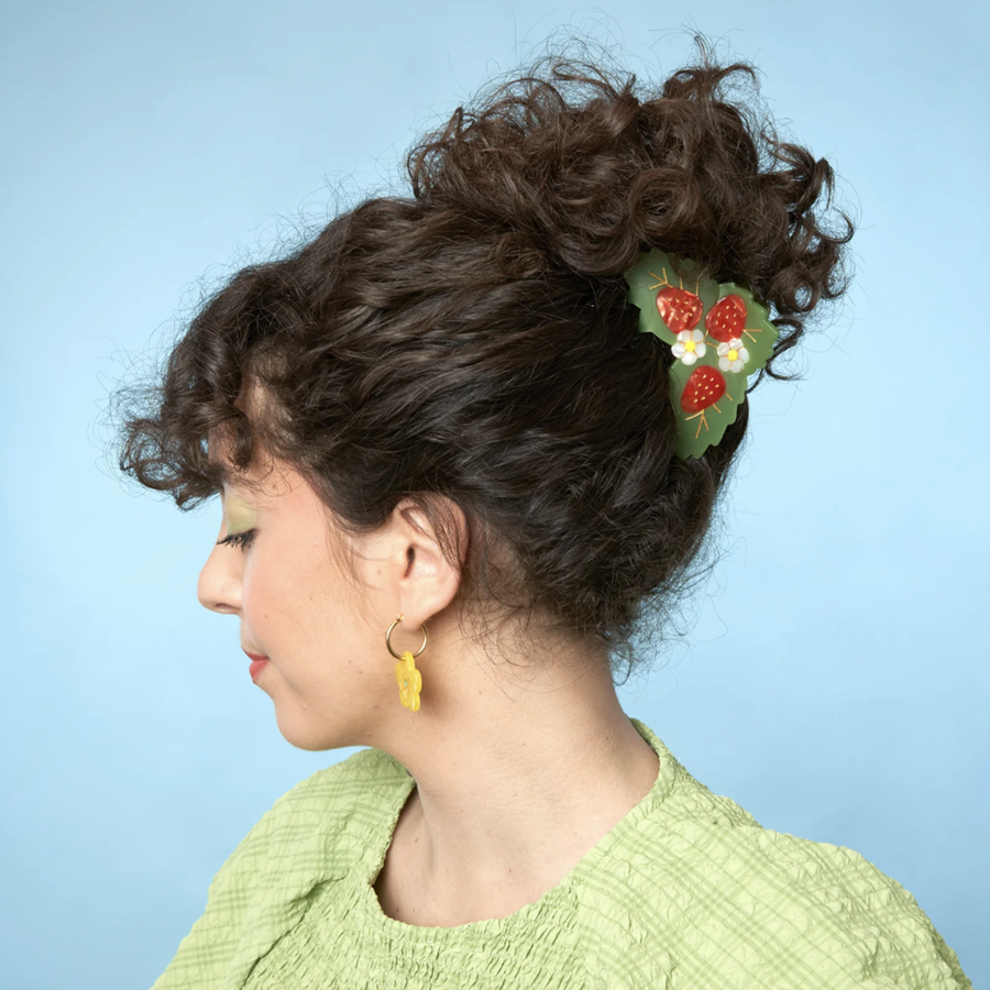 Mollettone "Pianta di Fragole"