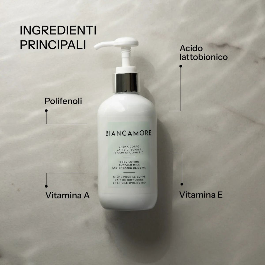 Crema Corpo al Latte di Bufala e Olio di Oliva Bio