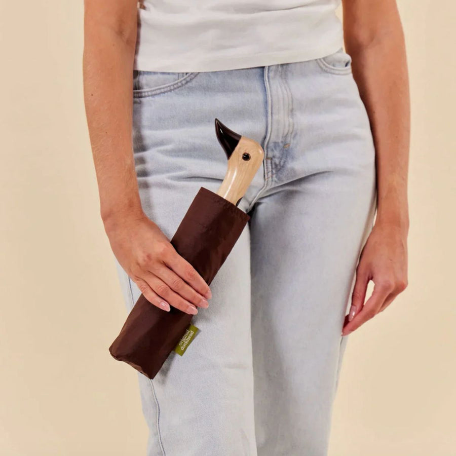 Ombrello Compatto Duck Eco-Friendly "Marrone"