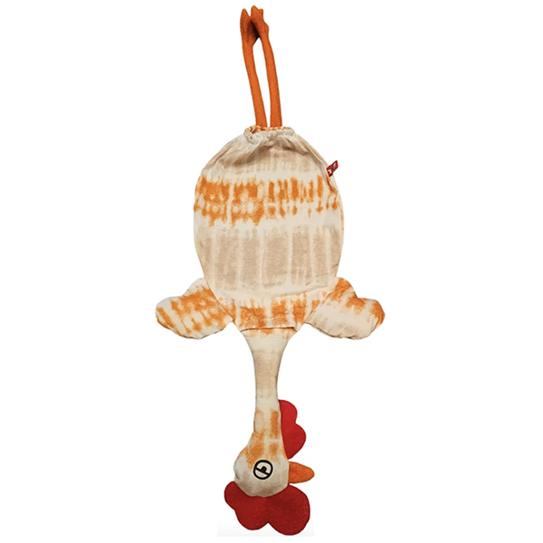 Gallina Dispenser di Sacchetti "Fantasia Beige/Arancione"