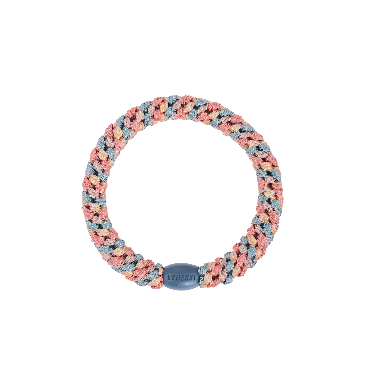 Elastico Kknekki "Azzurro/Rosa Glitter"