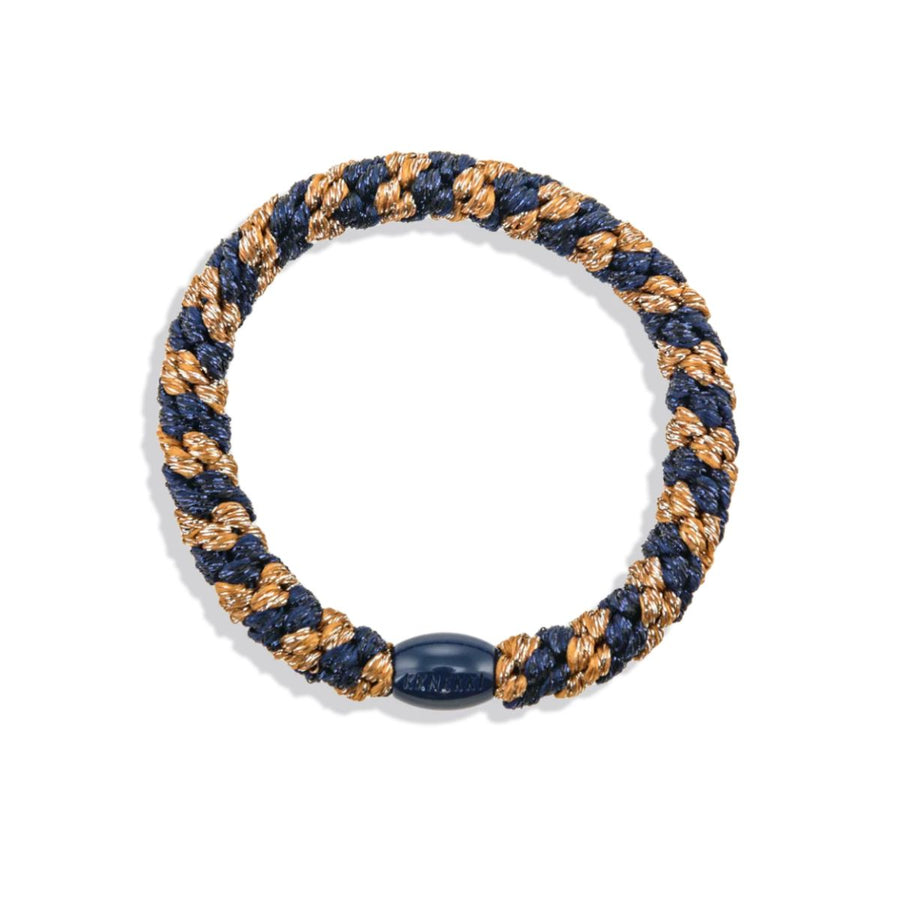 Elastico Kknekki "Cognac/Blu Glitter"