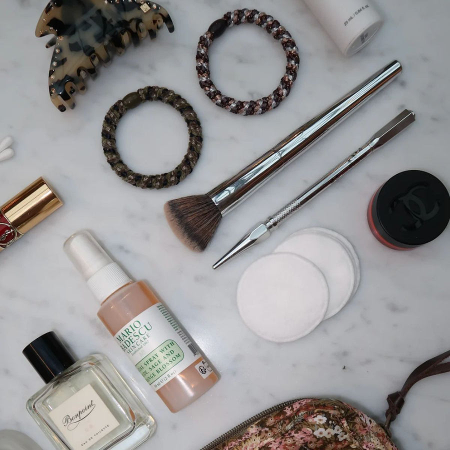 Elastico Kknekki "Marrone/Argento Glitter"