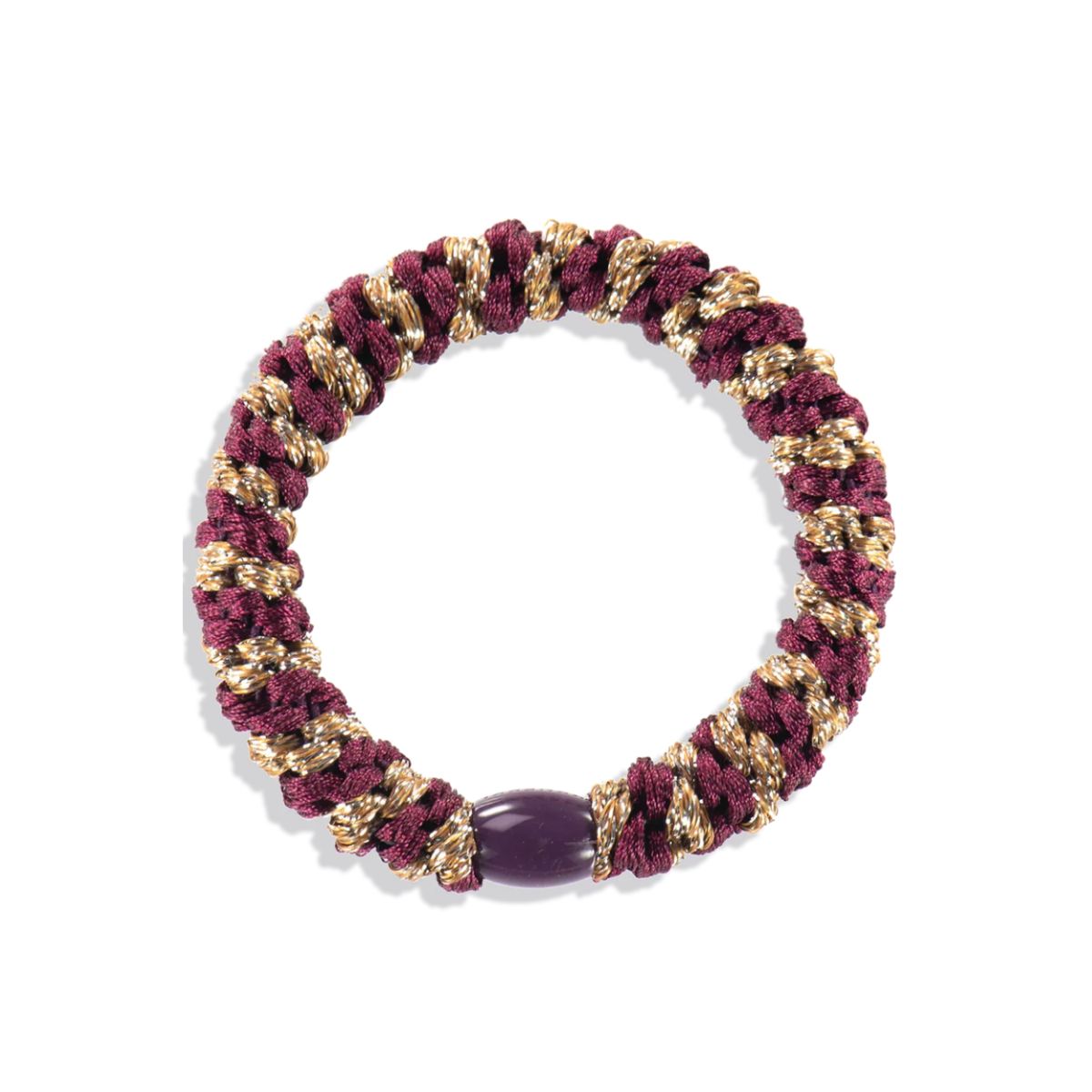 Elastico Kknekki "Bordeaux/Cognac Glitter"