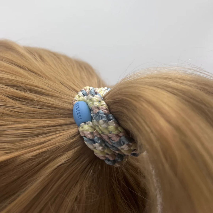 Elastico kknekki "Blu Mare/Giallo Glitter"