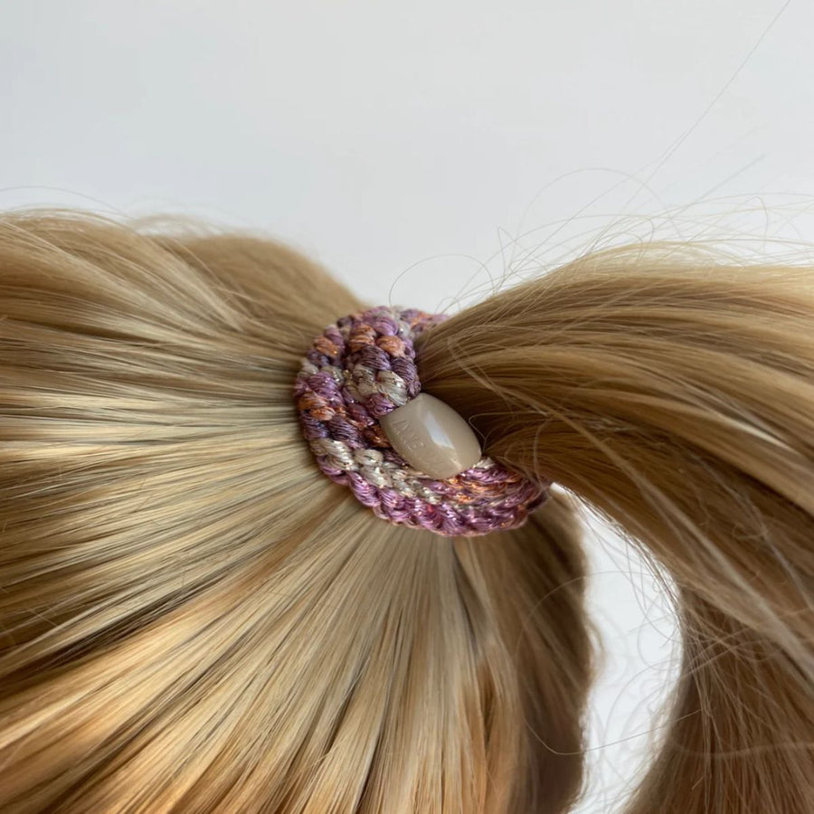 Elastico Kknekki "Mix Pesca/Rosa Glitter"
