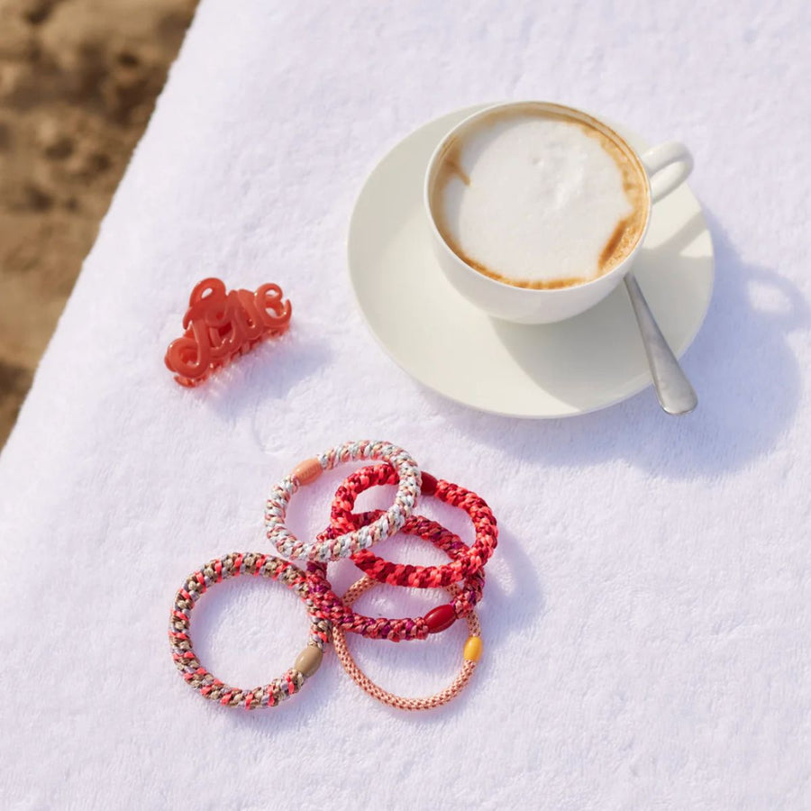 Elastico Kknekki "Rosa Sfumato/Argento"