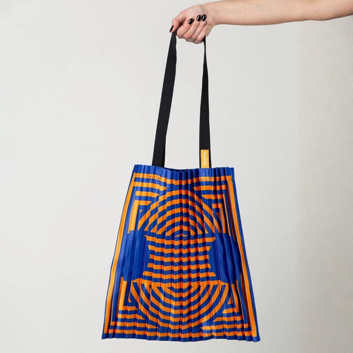 Tote Bag Plissettata in Raso "Marzamemi"