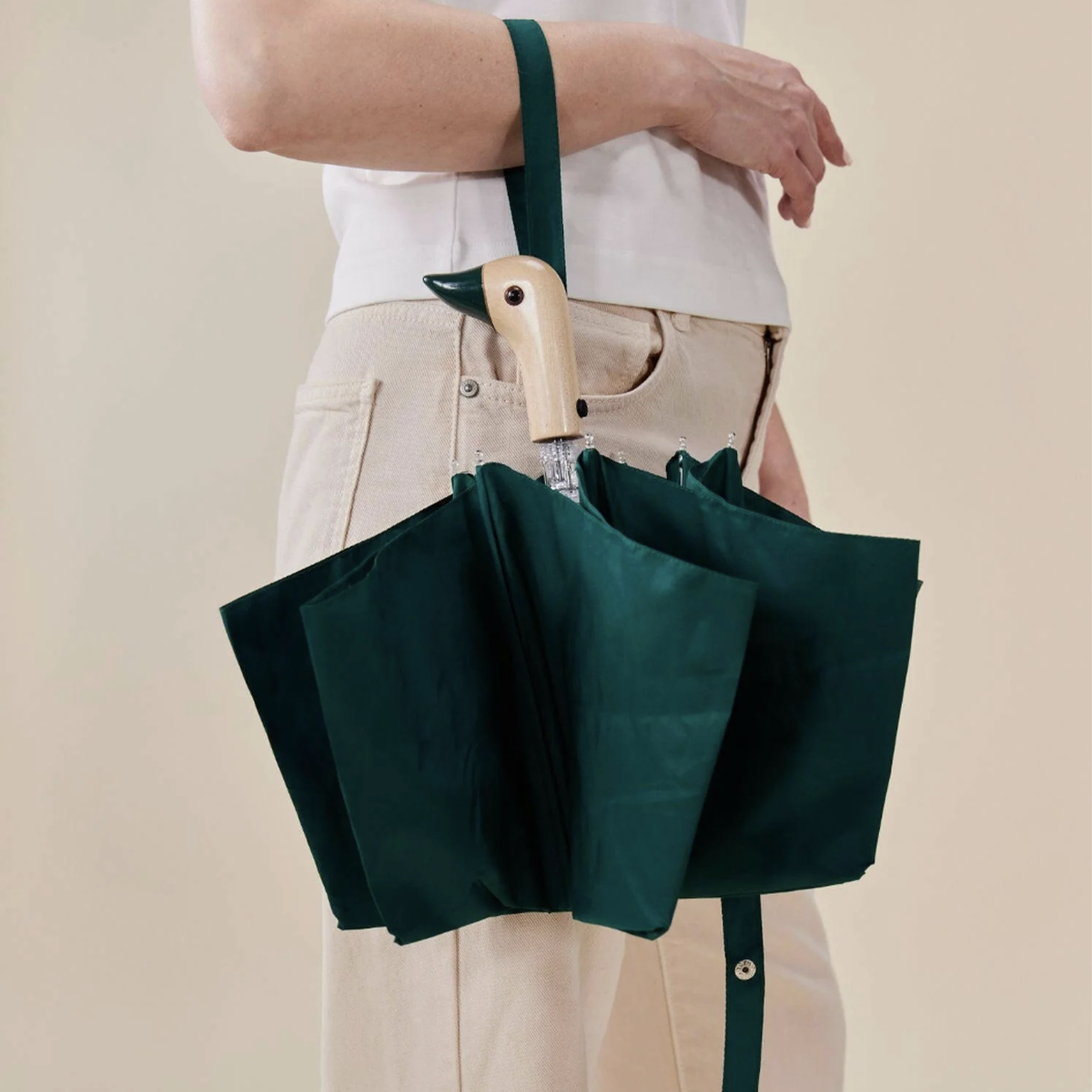 Ombrello Compatto Duck Eco-Friendly "Verde Foresta"