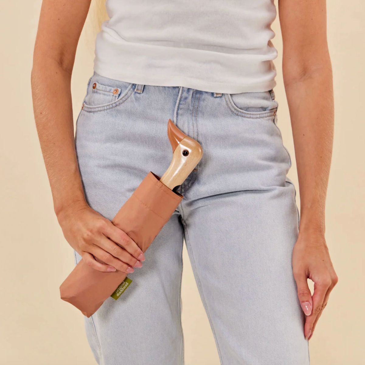 Ombrello Compatto Duck Eco-Friendly "Mocha"