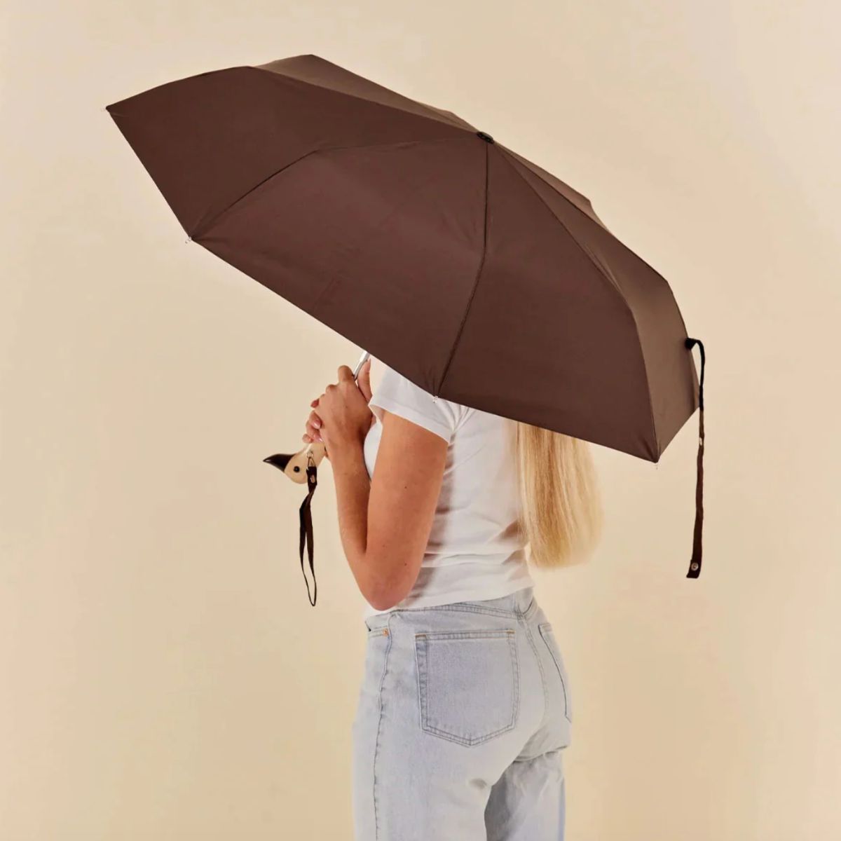 Ombrello Compatto Duck Eco-Friendly "Marrone"