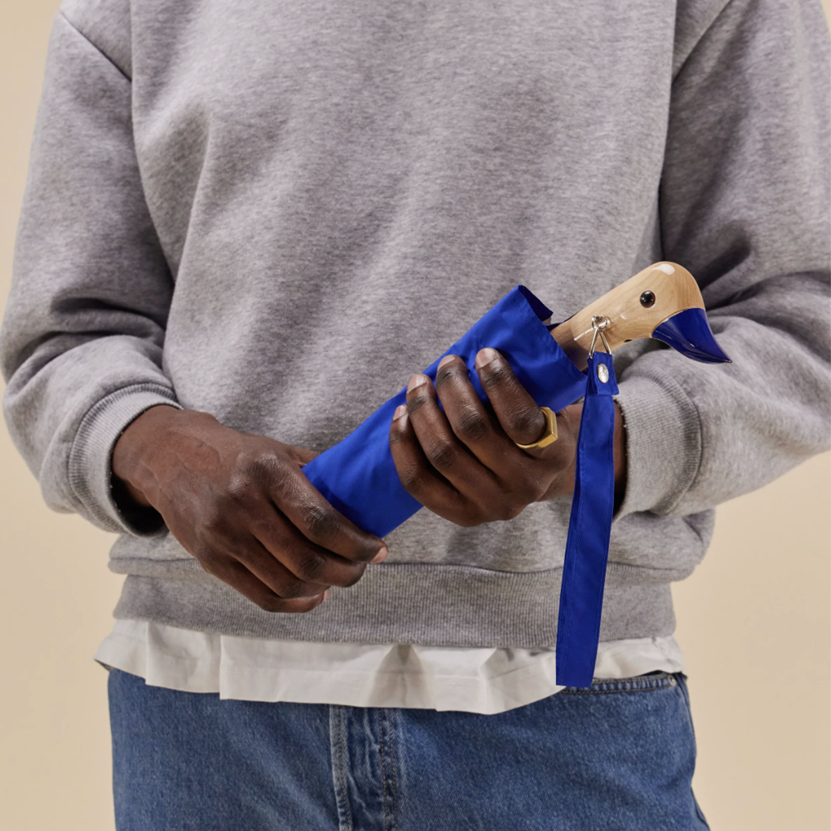 Ombrello Compatto Duck Eco-Friendly "Blu Reale"