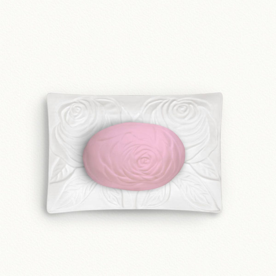 Rose de Mai (Rosa di Maggio) Sapone + Portasapone