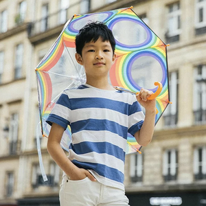 Ombrello Kids Trasparente Arcobaleno