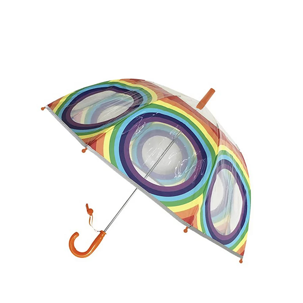 Ombrello Kids Trasparente Arcobaleno