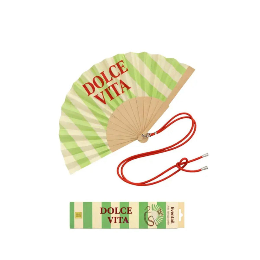 Ventaglio con tracolla + Gift Box "Dolce Vita"