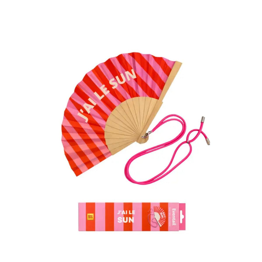 Ventaglio con tracolla + Gift Box "J'ai le Sun"