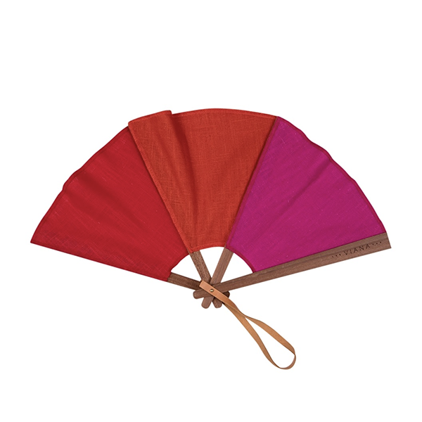 Ventaglio in puro lino modello "Stromboli"