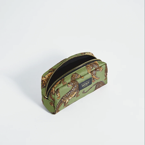 Make up Bag Olive Leopard