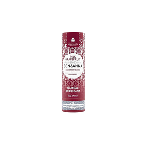 Ben & Anna Natural Soda Deodorant Stick Papertube - Pink Grapefruit - Piccolaprofumeria