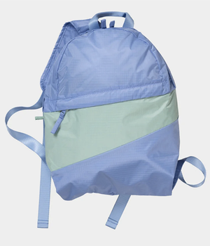 The New Foldable Backpack Medium "Mist & Clear"